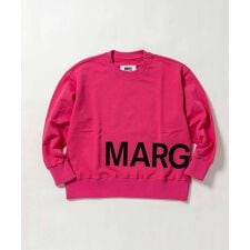 MM6 Maison MargielaKids & Junior ロゴ長袖スウェットプルオーバー