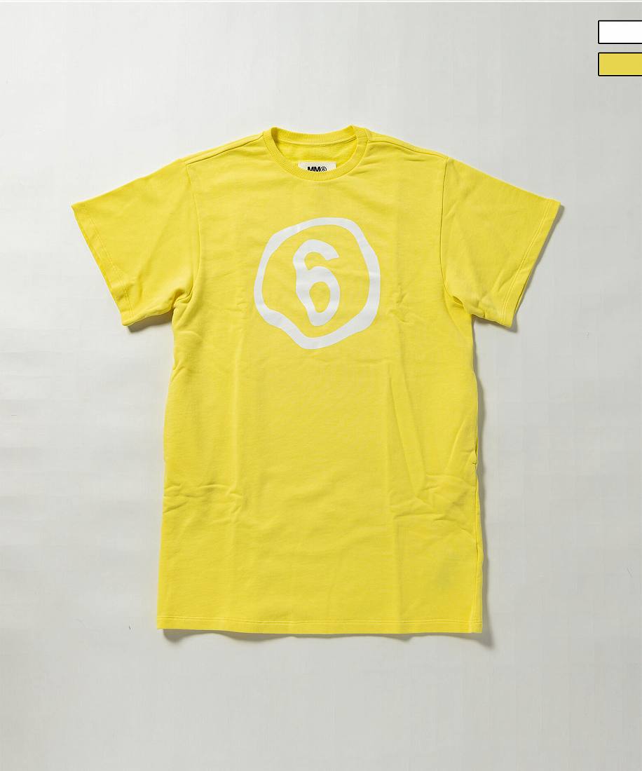 MM6 Maison Margiela Kids & Junior ロゴ半袖Tシャツワンピース