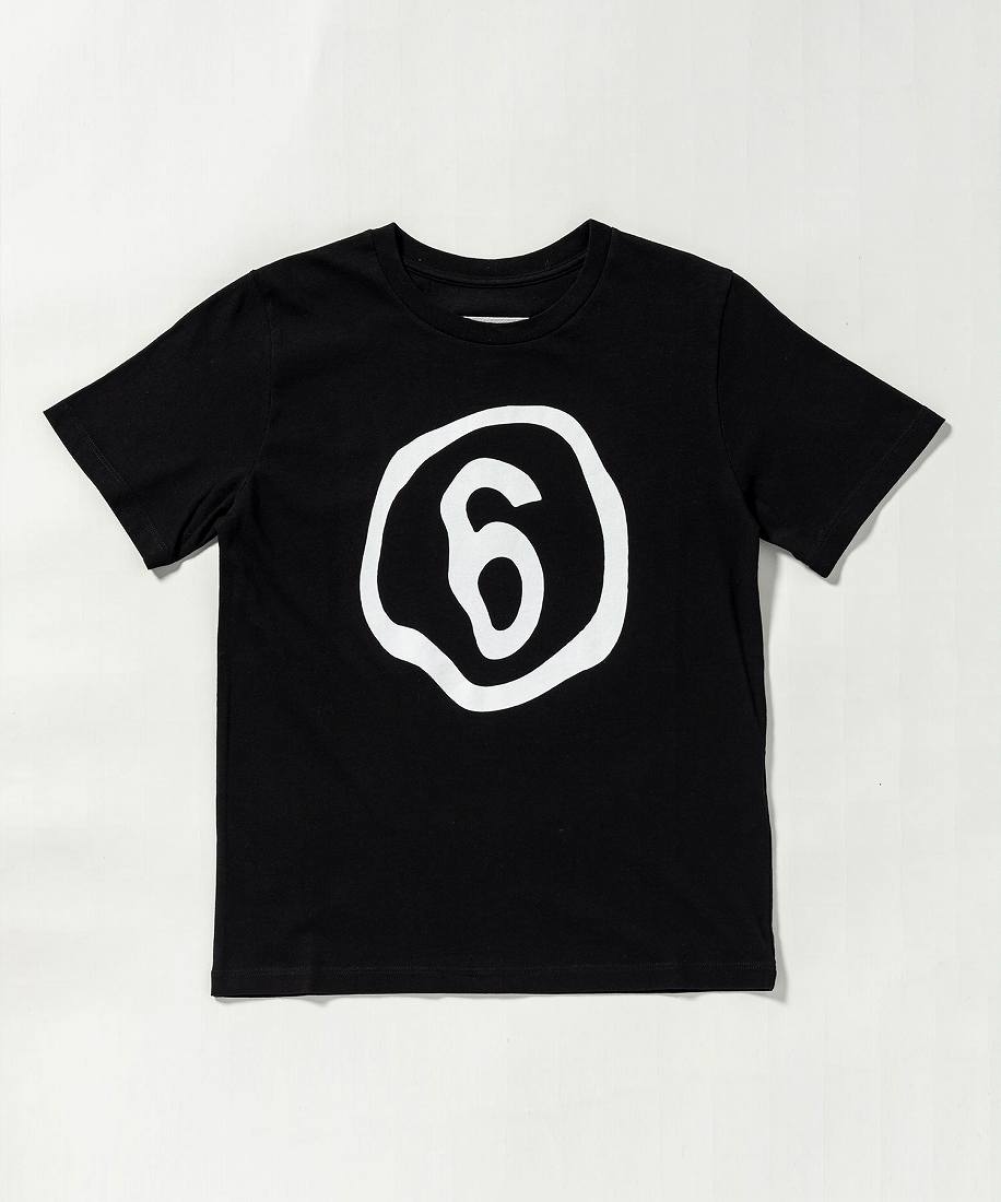 MM6 Maison Margiela Kids & Junior ロゴ半袖Tシャツカットソー
