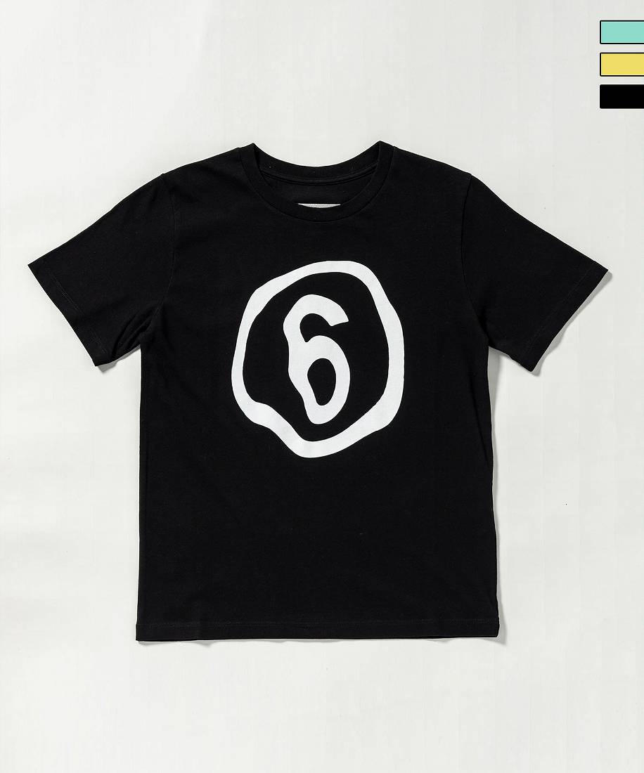 MM6 Maison Margiela Kids & Junior ロゴ半袖Tシャツカットソー