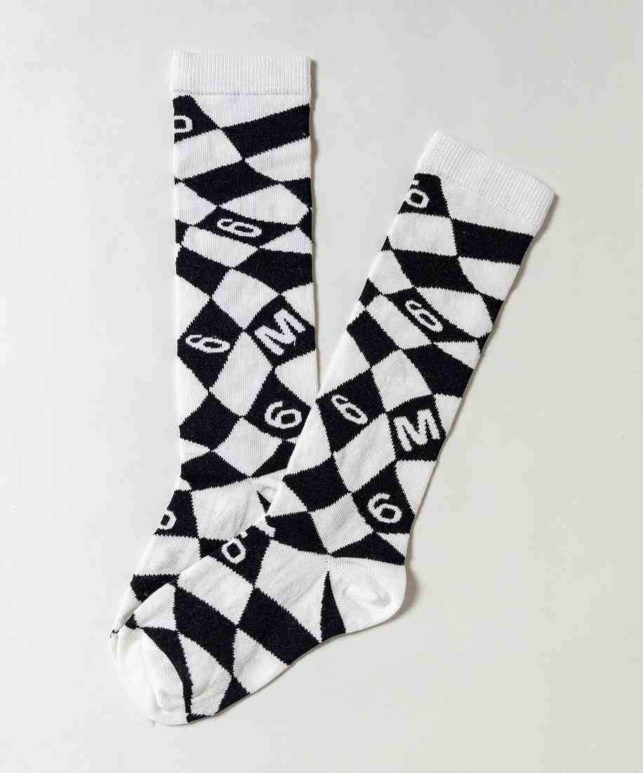 MM6 Maison Margiela Kids & Junior ブランドロゴソックス靴下