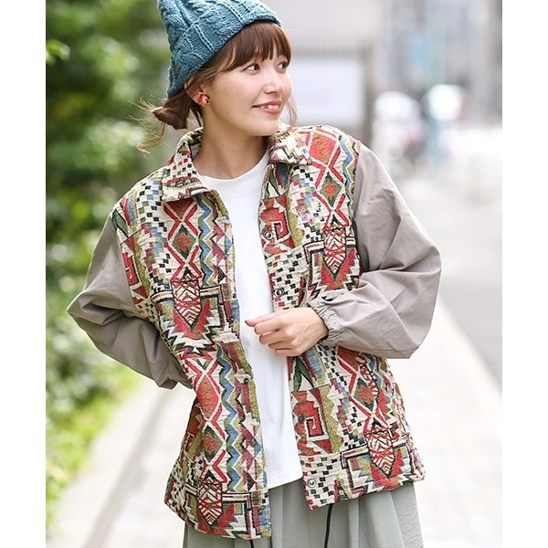 go slow caravan ゴブランノーカラーJK 3 go slow caravan ゴブランノーカラーJK 3