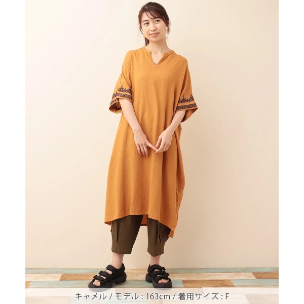 Shanti Shanti クロスステッチ刺繍チュニック【WEB限定】 | チチカカ