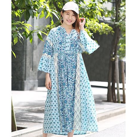 パッチブロックプリント ワンピース | チチカカ(titicaca) | マルイ  