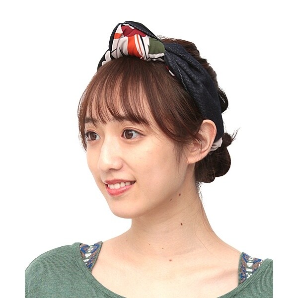 ♡naGUCCI デニム ヘアバンド ♡naGUCCI デニム ヘアバンド 楽天市場】デニム ターバン ヘア