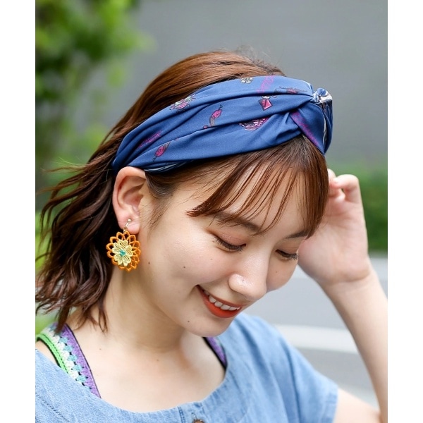 ライン刺繍デニムヘアバンド | チチカカ(titicaca) | マルイ