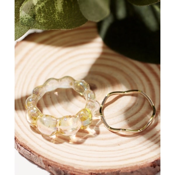 agete / アガット K10 バブルリング 11号 agete / アガット K10