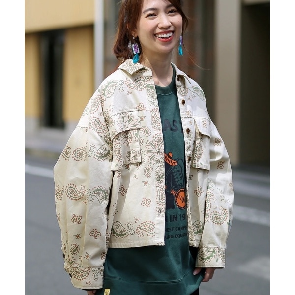 go slow caravan ビエラチェックギャザーオーバーシャツ【WEB限定