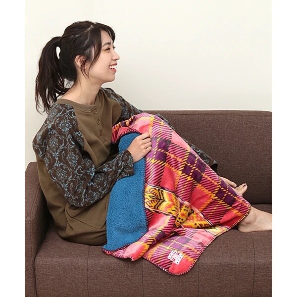 イカットチェックブランケット裏ボア | チチカカ(titicaca) | マルイ