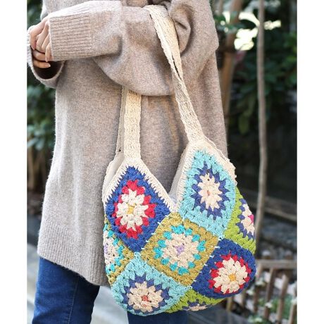 クロシェ編みトートバッグ【WEB限定】 | チチカカ(titicaca) | マルイ titicaca トートバッグ ポーチ 二点set