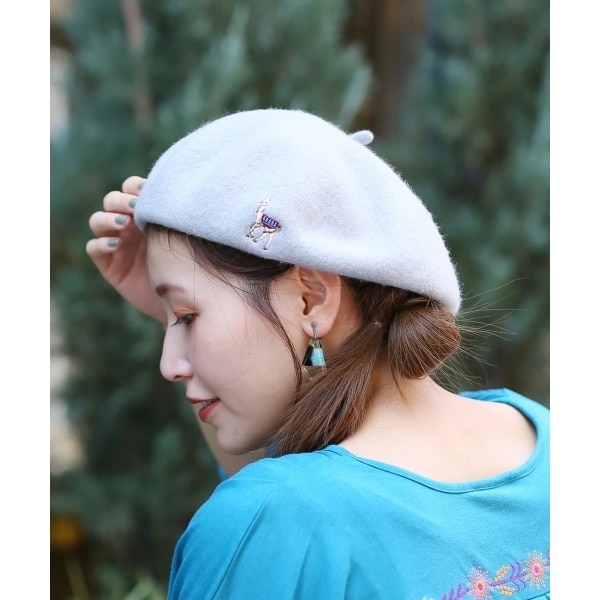 L.B CANDY STOCK]デコラティブベレー帽(Hearts2Hearts着用) | リリー