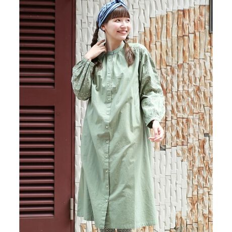 PORINA タイニーフラワー刺繍シャツワンピース【WEB限定】 | チチカカ