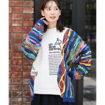 go slow caravan スウェット×クレイジーニットプルオーバー【WEB限定 