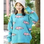 go slow caravan ウーパールーパージャカードセーター【WEB限定 