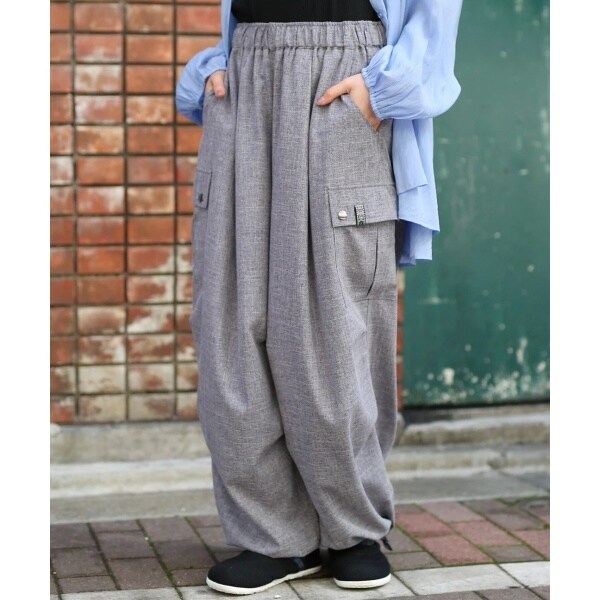 チロリーパラシュートパンツ(大きいサイズ) | チチカカ(titicaca