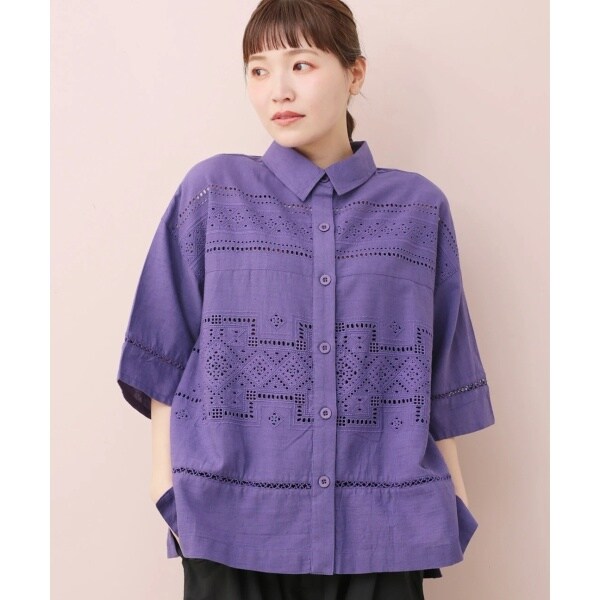Rico カットワークエンブロイダリーシャツ | チチカカ(titicaca