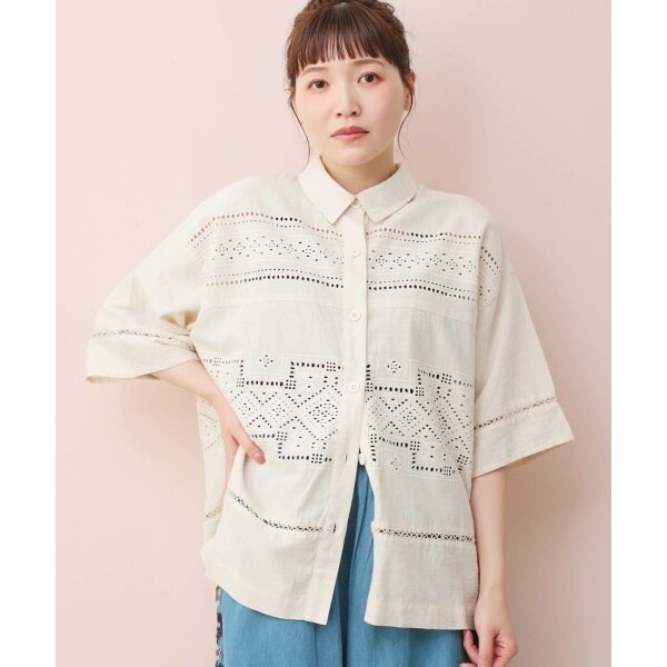 チチカカ（titicaca）/Rico カットワークエンブロイダリーシャツ Rico カットワークエンブロイダリーシャツ | チチカカ(titicaca
