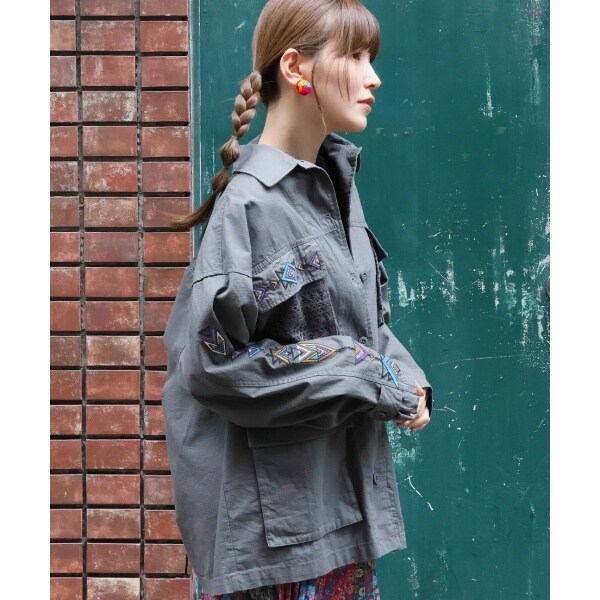 スリーブアロー刺繍シャツジャケット | チチカカ(titicaca) | マルイ