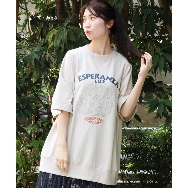 【新品・タグ付き】ジルスチュアート　モチーフレースコンビプルオーバー ◇モチーフレースコンビ裏毛プルオーバー | ジル スチュアート