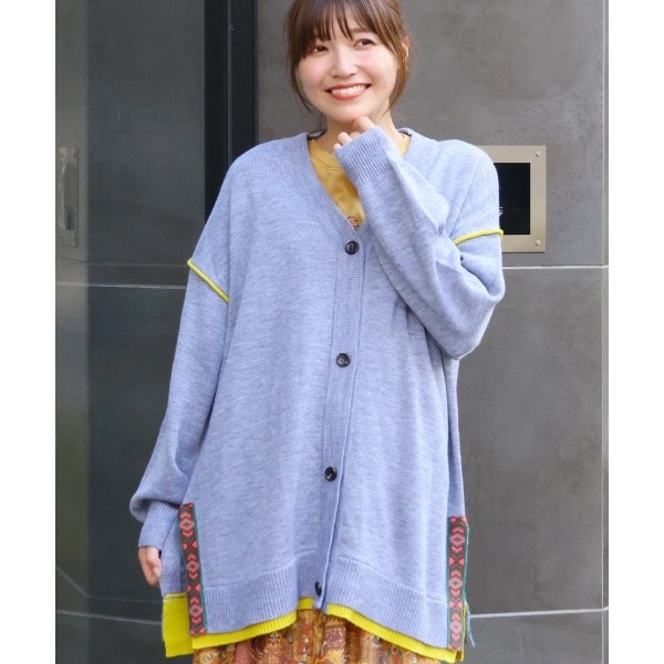 新品　go slow caravan レオパードゲッコー シャギーカーディガン go slow caravan レオパードゲッコーシャギーカーディガン【WEB