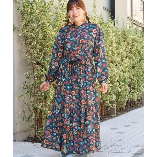 Rico メヒコフラワー刺繍コーデュロイワンピース | チチカカ(titicaca