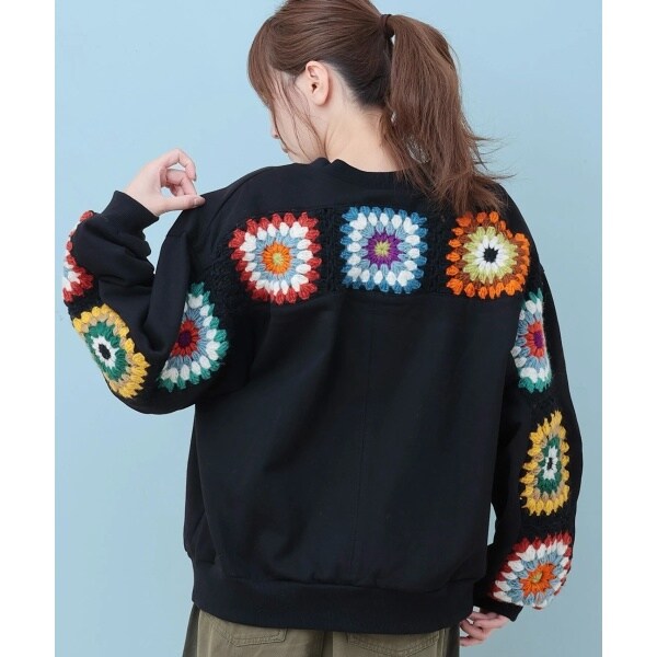 Rico スウェット×ハンドクロシェプルオーバー | チチカカ(titicaca