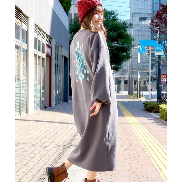 ストライプパッチワンピース(大きいサイズ) | チチカカ(titicaca