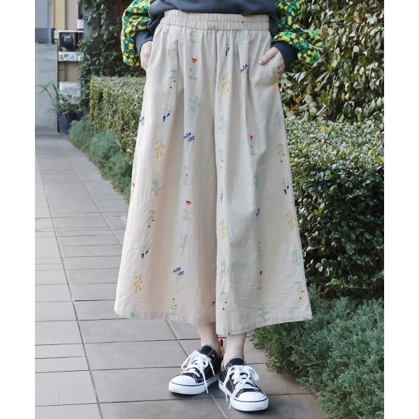 PORINA フルール刺繍パンツ【WEB限定】 | チチカカ(titicaca) | マルイ