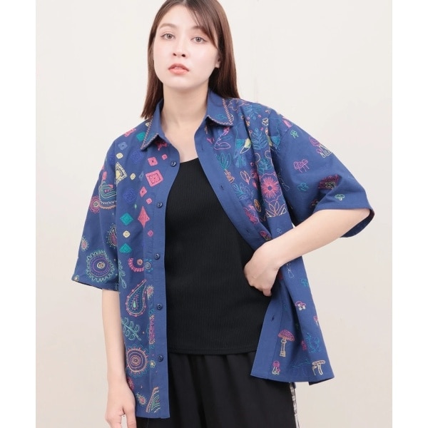 エスニックプリントギャザートップ | グレースコンチネンタル(GRACE