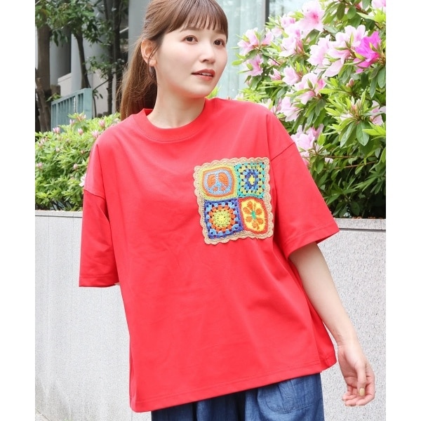 リメイク風ギャザースリーブTシャツ リメイク風ギャザースリーブTシャツ / Tシャツ・カットソー