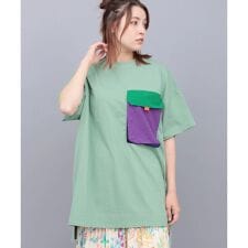 ナイロンビッグポケットTシャツ