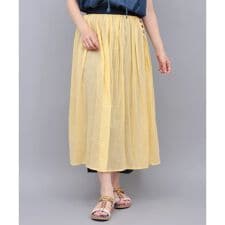 バイカラーパンツスカート