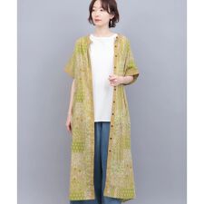 サシコ風パッチプリントワンピース
