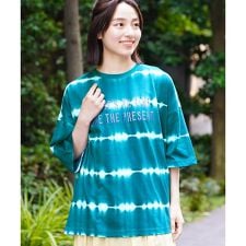ロゴ刺繍タイダイTシャツ