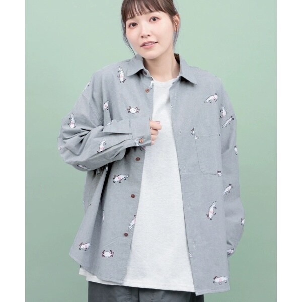 チチカカ（titicaca）/go slow caravan オックス総柄プリントシャツ【WEB限定】 go slow caravan オックス総柄プリントシャツ【WEB限定】 | チチカカ