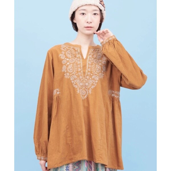 LILY BROWN Lily Bearボウタイオーバーシャツ LILY BROWN（リリーブラウン）の「Lily Bearボウタイオーバー