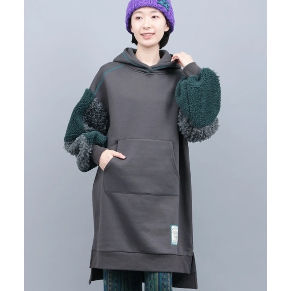 go slow caravan ウーパールーパー ジャカードニットセーター