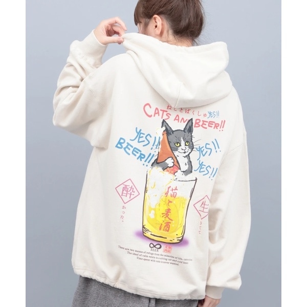 go slow caravan 裏毛クレイジーフルジップパーカー【WEB限定