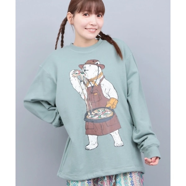 go slow caravan 裏毛スキレットピザクマプルオーバー | チチカカ