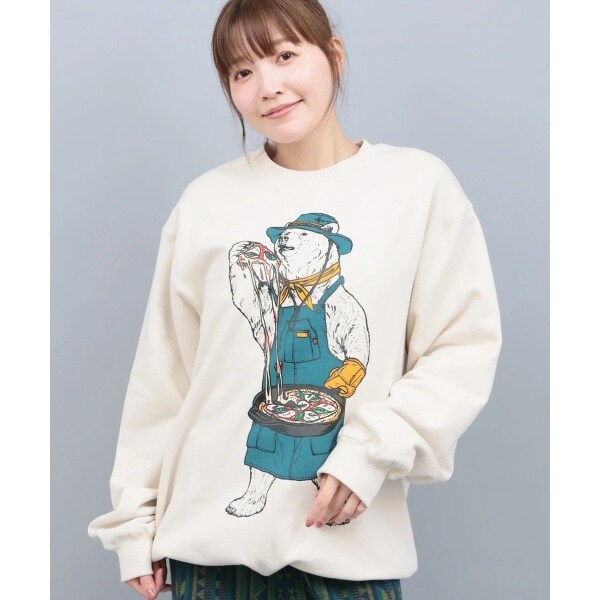 go slow caravan 裏毛クレイジーフルジップパーカー【WEB限定