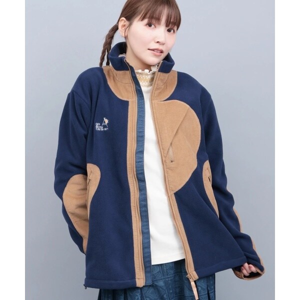 go slow caravan マイクロフリース×コーデュロイジャケット【WEB限定