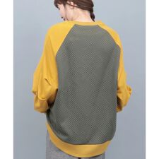 ふくれジャカードコンビプルオーバー