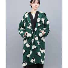 go slow caravan ジャカードボアコンチョコート【WEB限定】