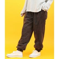 Orale! 裏毛ケミカル切替ジョガーパンツ
