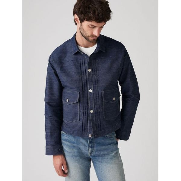 LEVI'S(R) VINTAGE CLOTHING 1879 プリーツブラウス ORGANIC リ
