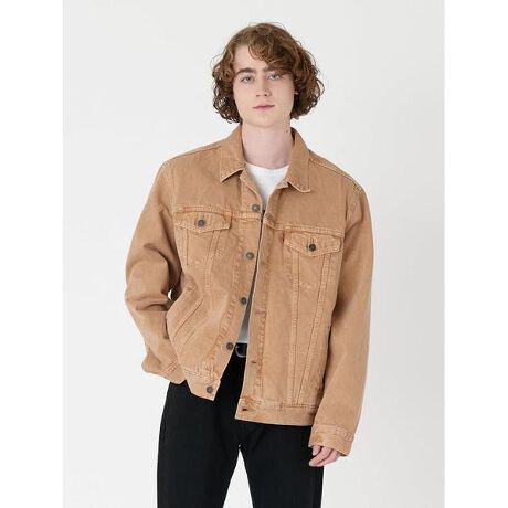 トラッカージャケット ブラウン GARMENT DYE | リーバイス(Levi