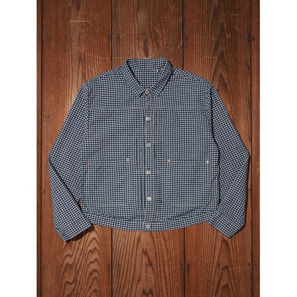 LEVI'S□ VINTAGE CLOTHING 1870 トリプル プリーツブラウス ROANOK