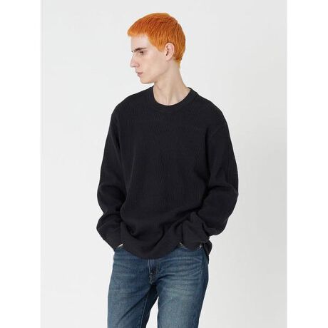 ロングスリーブ サーマルTシャツ ブラック CAVIAR | リーバイス(Levi