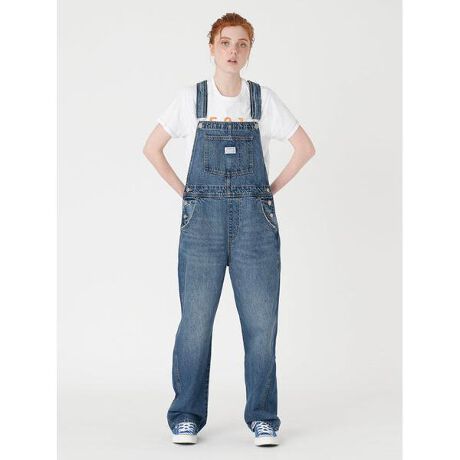 ヴィンテージ オーバーオール ミディアムインディゴ WORN IN 