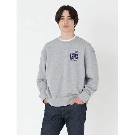 クルーネック スウェットシャツ グレー CREW MHG | リーバイス(Levi